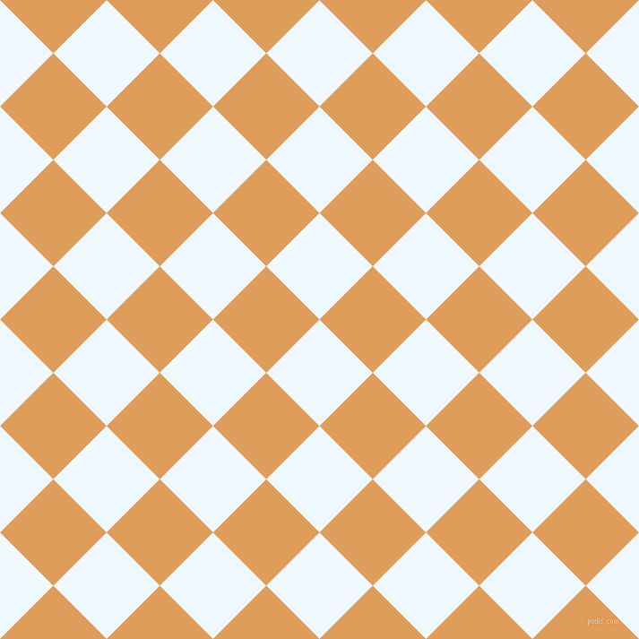 45/135 degree angle diagonal checkered chequered squares checker pattern checkers background, 84 pixel squares size, , Alice Blue and Porsche checkers chequered checkered squares seamless tileable