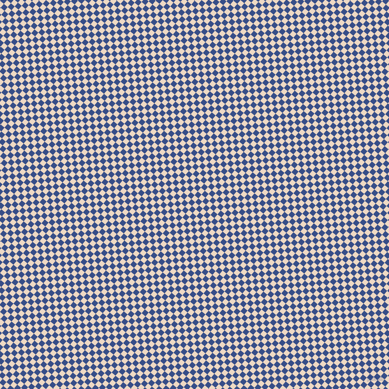 50/140 degree angle diagonal checkered chequered squares checker pattern checkers background, 10 pixel squares size, , Almond and Tory Blue checkers chequered checkered squares seamless tileable