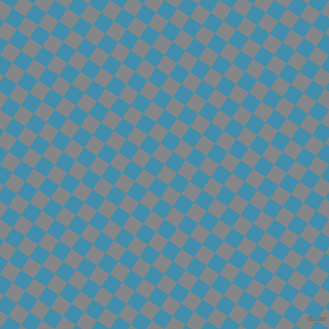 56/146 degree angle diagonal checkered chequered squares checker pattern checkers background, 30 pixel square size, , Aluminium and Boston Blue checkers chequered checkered squares seamless tileable