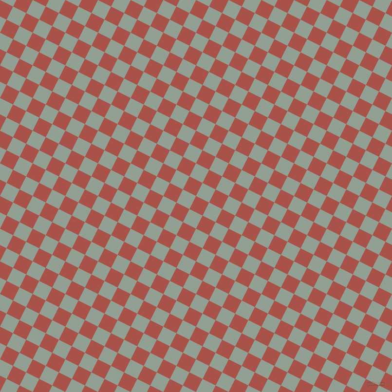 63/153 degree angle diagonal checkered chequered squares checker pattern checkers background, 30 pixel squares size, , Apple Blossom and Pewter checkers chequered checkered squares seamless tileable
