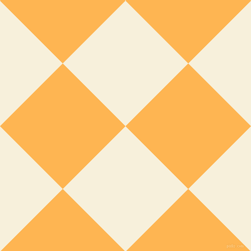 45/135 degree angle diagonal checkered chequered squares checker pattern checkers background, 180 pixel squares size, , Apricot White and Koromiko checkers chequered checkered squares seamless tileable