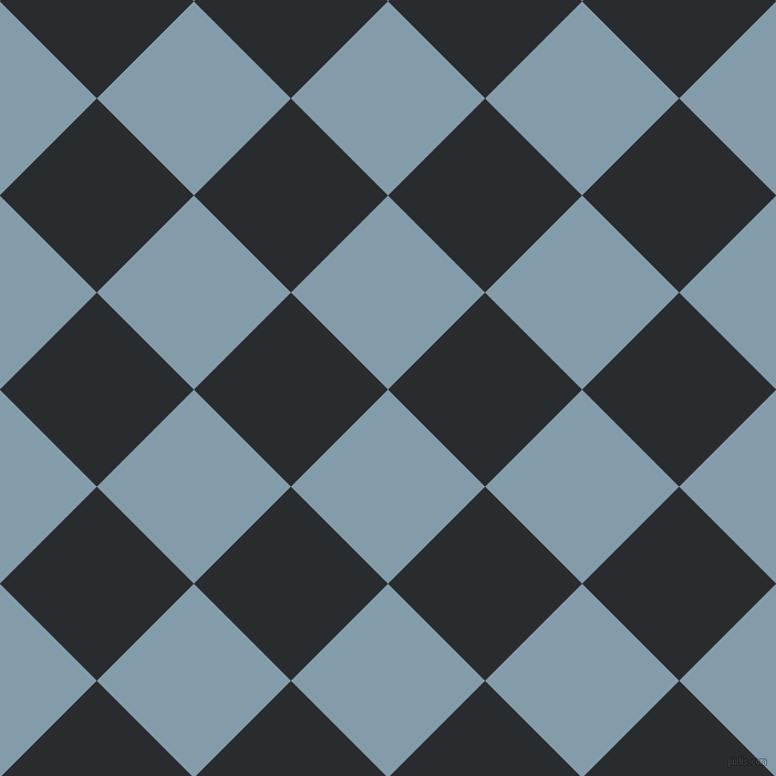45/135 degree angle diagonal checkered chequered squares checker pattern checkers background, 124 pixel square size, , Bali Hai and Bunker checkers chequered checkered squares seamless tileable