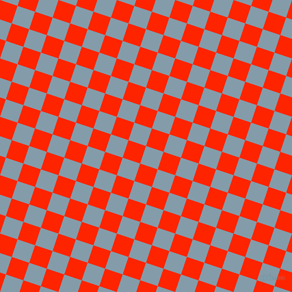 72/162 degree angle diagonal checkered chequered squares checker pattern checkers background, 27 pixel square size, , Bali Hai and Scarlet checkers chequered checkered squares seamless tileable