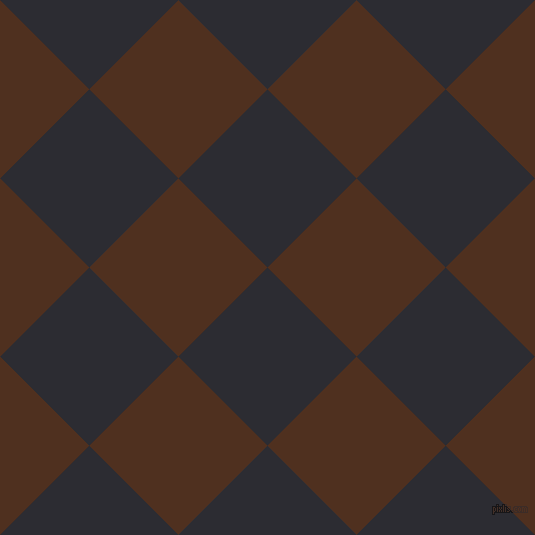 45/135 degree angle diagonal checkered chequered squares checker pattern checkers background, 126 pixel square size, , Bastille and Indian Tan checkers chequered checkered squares seamless tileable