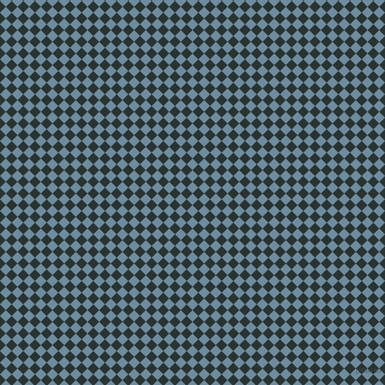 45/135 degree angle diagonal checkered chequered squares checker pattern checkers background, 12 pixel square size, , Bermuda Grey and Aztec checkers chequered checkered squares seamless tileable