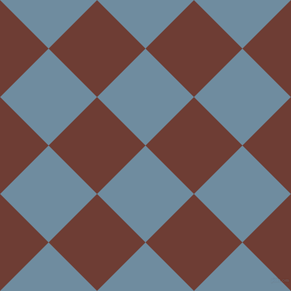 45/135 degree angle diagonal checkered chequered squares checker pattern checkers background, 134 pixel squares size, , Bermuda Grey and Metallic Copper checkers chequered checkered squares seamless tileable