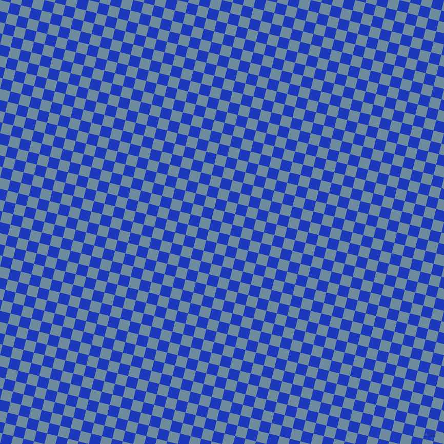 76/166 degree angle diagonal checkered chequered squares checker pattern checkers background, 21 pixel squares size, , Bermuda Grey and Persian Blue checkers chequered checkered squares seamless tileable