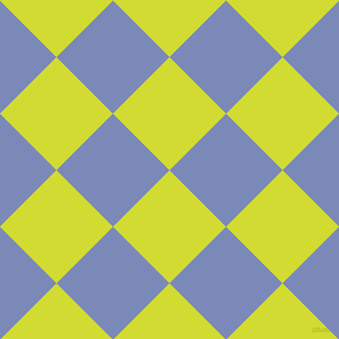 45/135 degree angle diagonal checkered chequered squares checker pattern checkers background, 158 pixel square size, , Bitter Lemon and Wild Blue Yonder checkers chequered checkered squares seamless tileable