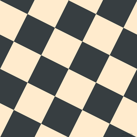 63/153 degree angle diagonal checkered chequered squares checker pattern checkers background, 104 pixel squares size, , Blanched Almond and Mine Shaft checkers chequered checkered squares seamless tileable