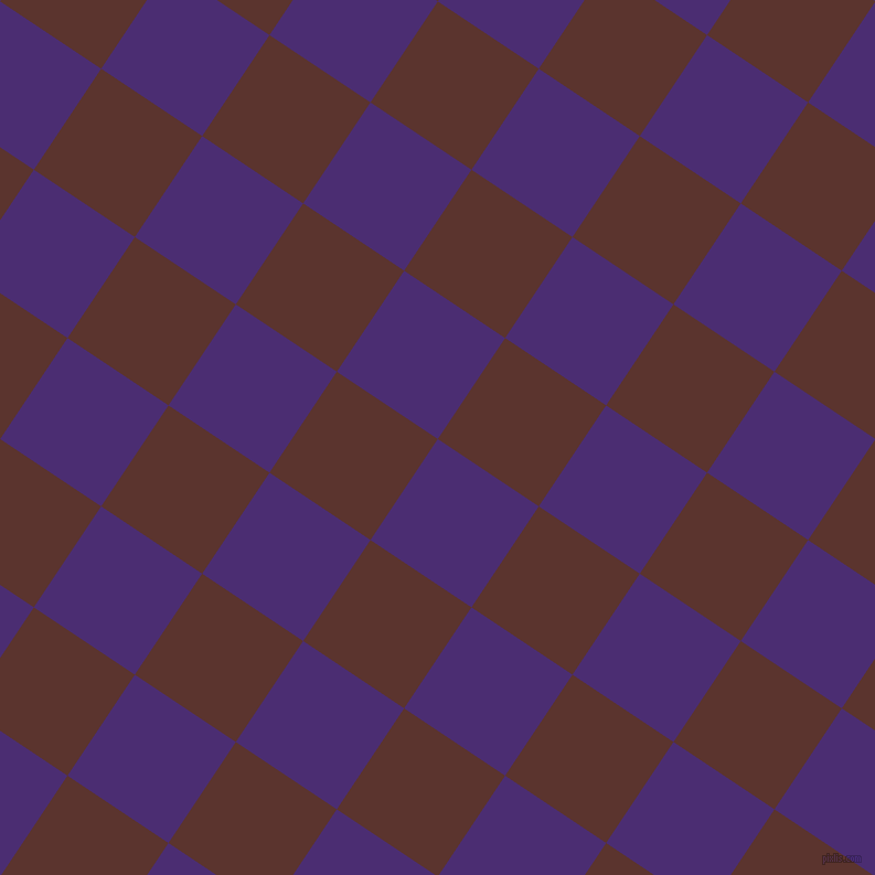 56/146 degree angle diagonal checkered chequered squares checker pattern checkers background, 110 pixel squares size, , Blue Diamond and Redwood checkers chequered checkered squares seamless tileable