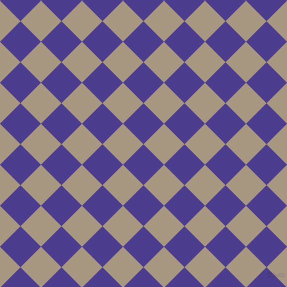 45/135 degree angle diagonal checkered chequered squares checker pattern checkers background, 58 pixel squares size, , Blue Gem and Bronco checkers chequered checkered squares seamless tileable