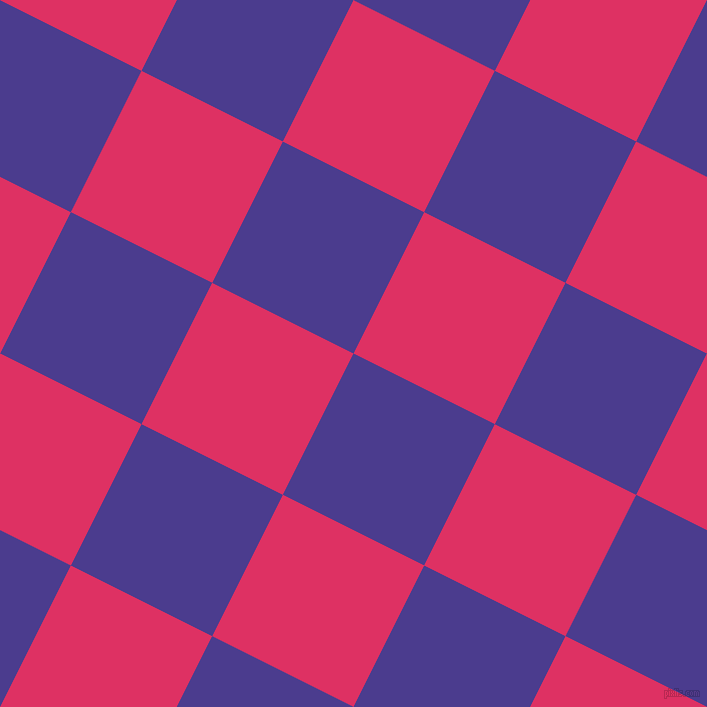 63/153 degree angle diagonal checkered chequered squares checker pattern checkers background, 158 pixel squares size, , Blue Gem and Cerise checkers chequered checkered squares seamless tileable