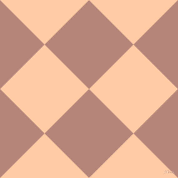 45/135 degree angle diagonal checkered chequered squares checker pattern checkers background, 201 pixel squares size, , Brandy Rose and Peach checkers chequered checkered squares seamless tileable
