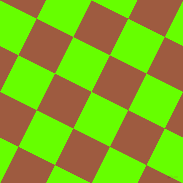 63/153 degree angle diagonal checkered chequered squares checker pattern checkers background, 138 pixel square size, , Bright Green and Sepia checkers chequered checkered squares seamless tileable