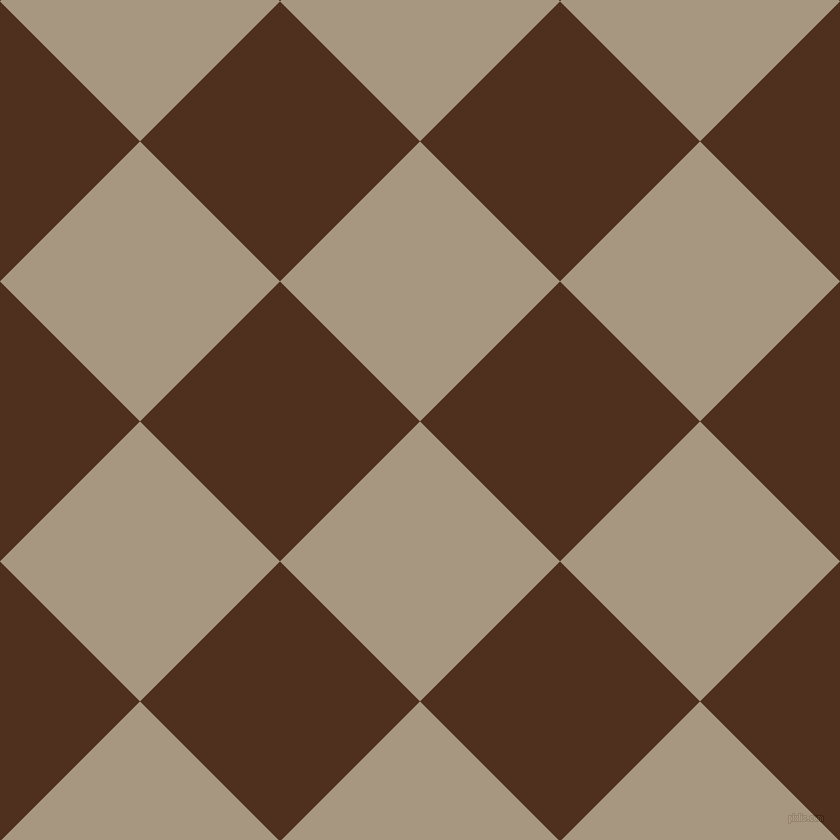 45/135 degree angle diagonal checkered chequered squares checker pattern checkers background, 198 pixel square size, , Bronco and Indian Tan checkers chequered checkered squares seamless tileable