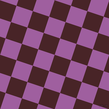 72/162 degree angle diagonal checkered chequered squares checker pattern checkers background, 71 pixel squares size, , Bulgarian Rose and Violet Blue checkers chequered checkered squares seamless tileable