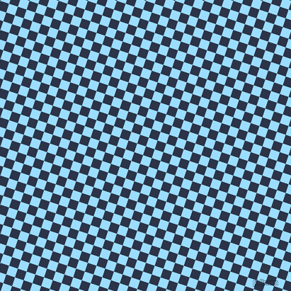 72/162 degree angle diagonal checkered chequered squares checker pattern checkers background, 13 pixel square size, , Bunting and Columbia Blue checkers chequered checkered squares seamless tileable