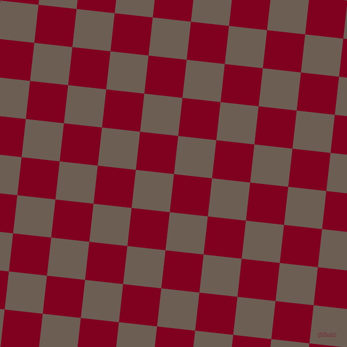 84/174 degree angle diagonal checkered chequered squares checker pattern checkers background, 75 pixel square size, , Burgundy and Kabul checkers chequered checkered squares seamless tileable