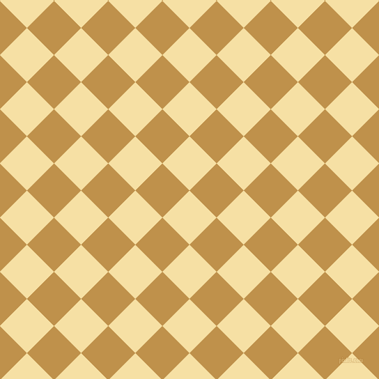 45/135 degree angle diagonal checkered chequered squares checker pattern checkers background, 55 pixel squares size, , Buttermilk and Tussock checkers chequered checkered squares seamless tileable