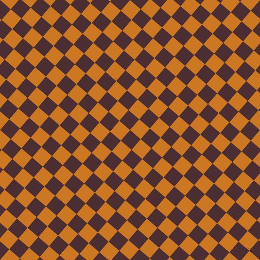 49/139 degree angle diagonal checkered chequered squares checker pattern checkers background, 29 pixel squares size, , Cab Sav and Ochre checkers chequered checkered squares seamless tileable