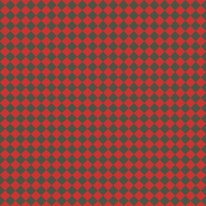 45/135 degree angle diagonal checkered chequered squares checker pattern checkers background, 24 pixel squares size, , Cabbage Pont and Persian Red checkers chequered checkered squares seamless tileable