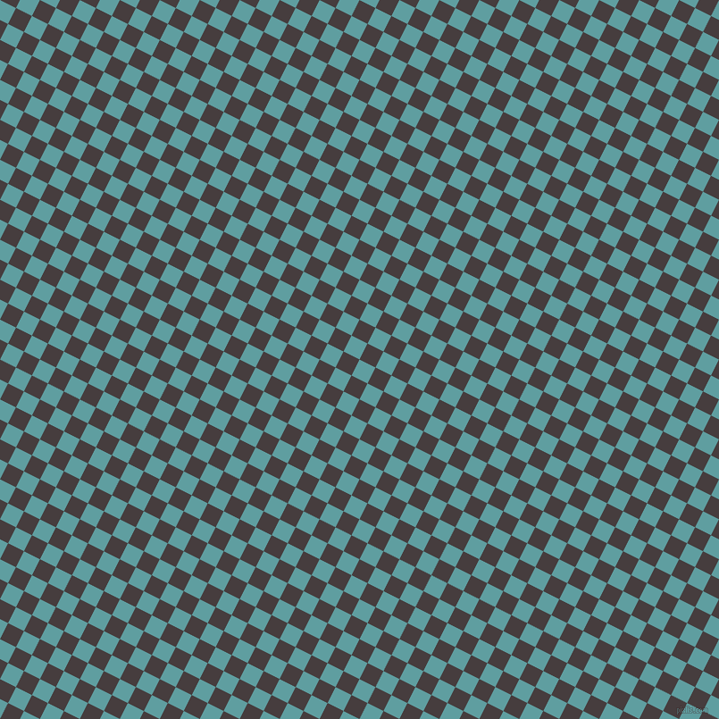 63/153 degree angle diagonal checkered chequered squares checker pattern checkers background, 20 pixel square size, , Cadet Blue and Jon checkers chequered checkered squares seamless tileable