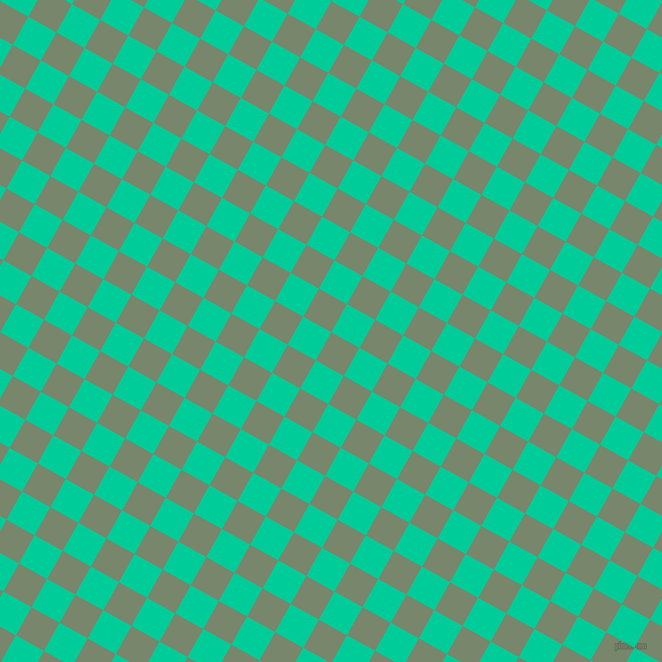 61/151 degree angle diagonal checkered chequered squares checker pattern checkers background, 36 pixel squares size, , Camouflage Green and Caribbean Green checkers chequered checkered squares seamless tileable