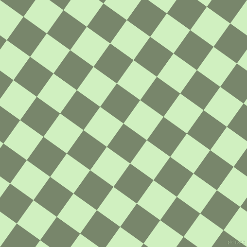 54/144 degree angle diagonal checkered chequered squares checker pattern checkers background, 59 pixel square size, , Camouflage Green and Tea Green checkers chequered checkered squares seamless tileable