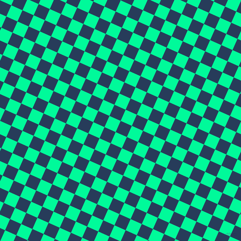 66/156 degree angle diagonal checkered chequered squares checker pattern checkers background, 42 pixel squares size, , Catalina Blue and Medium Spring Green checkers chequered checkered squares seamless tileable