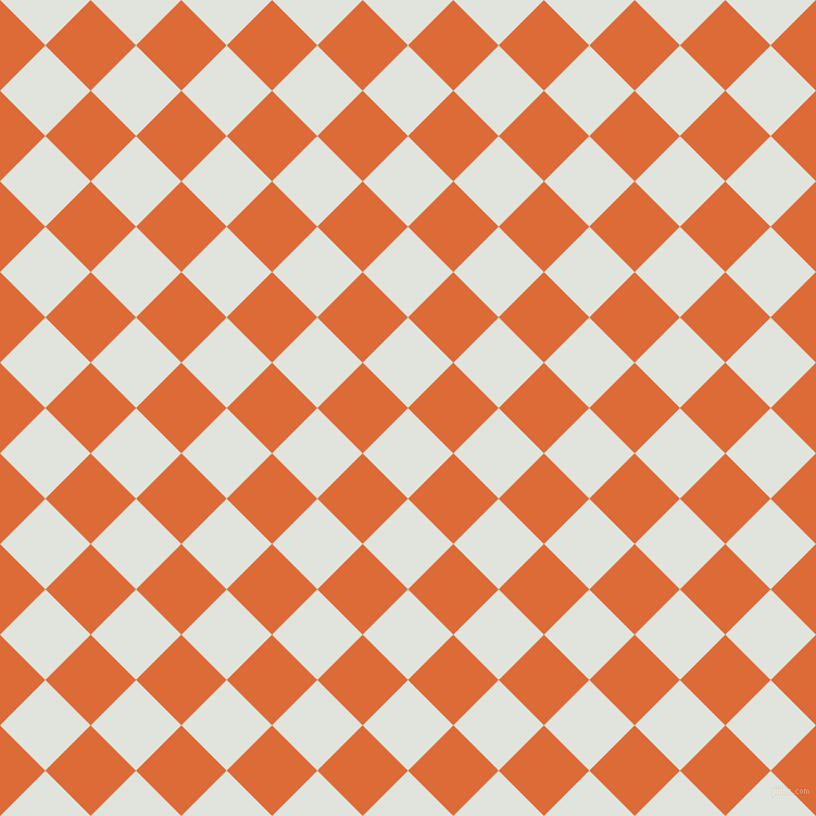 45/135 degree angle diagonal checkered chequered squares checker pattern checkers background, 59 pixel square size, , Catskill White and Sorbus checkers chequered checkered squares seamless tileable