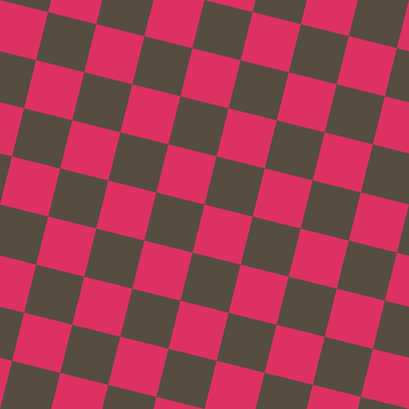 76/166 degree angle diagonal checkered chequered squares checker pattern checkers background, 100 pixel squares size, , Cerise and Mondo checkers chequered checkered squares seamless tileable