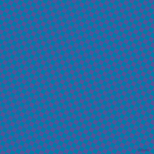 63/153 degree angle diagonal checkered chequered squares checker pattern checkers background, 14 pixel square size, , Cerulean and Governor Bay checkers chequered checkered squares seamless tileable