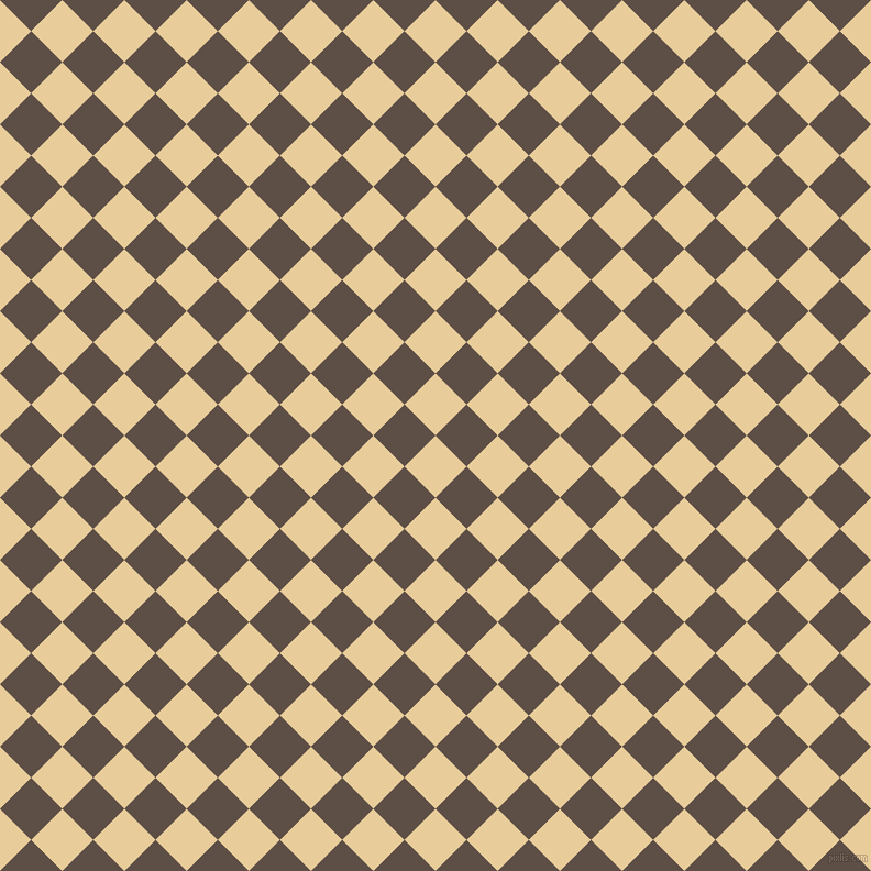 45/135 degree angle diagonal checkered chequered squares checker pattern checkers background, 40 pixel square size, , Chamois and Saddle checkers chequered checkered squares seamless tileable