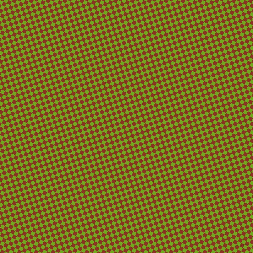 63/153 degree angle diagonal checkered chequered squares checker pattern checkers background, 12 pixel squares size, , Christi and Burnt Umber checkers chequered checkered squares seamless tileable