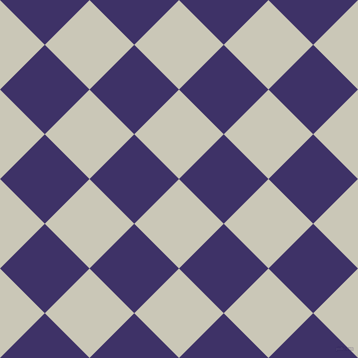 45/135 degree angle diagonal checkered chequered squares checker pattern checkers background, 129 pixel squares size, , Chrome White and Minsk checkers chequered checkered squares seamless tileable