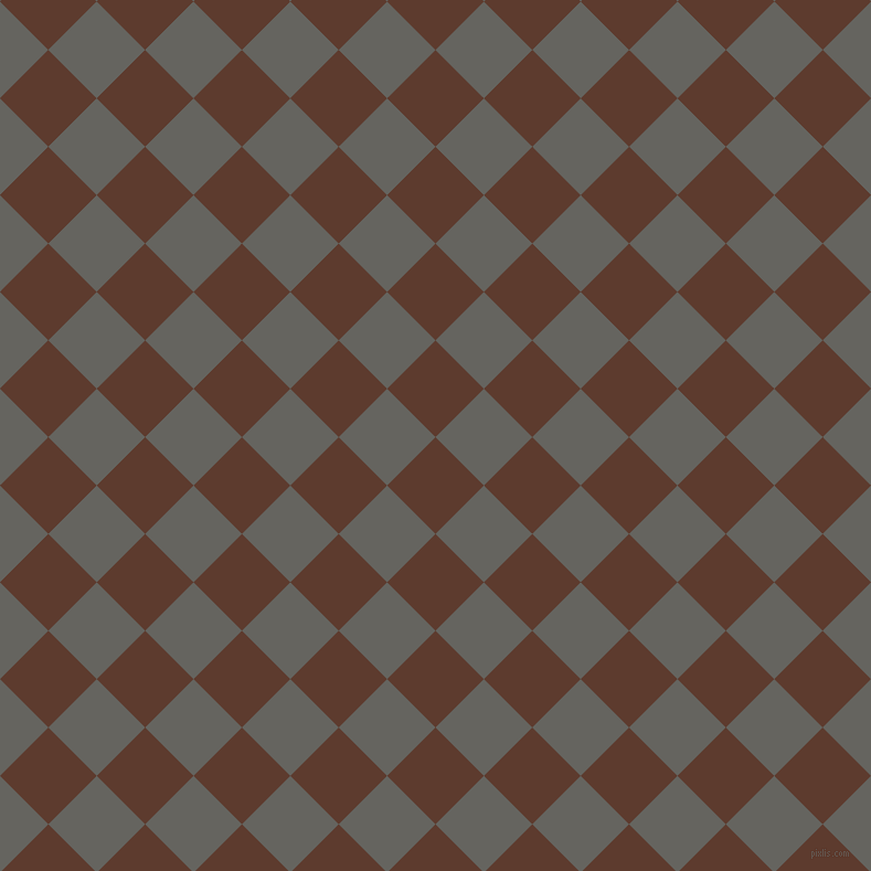 45/135 degree angle diagonal checkered chequered squares checker pattern checkers background, 62 pixel square size, , Cioccolato and Storm Dust checkers chequered checkered squares seamless tileable