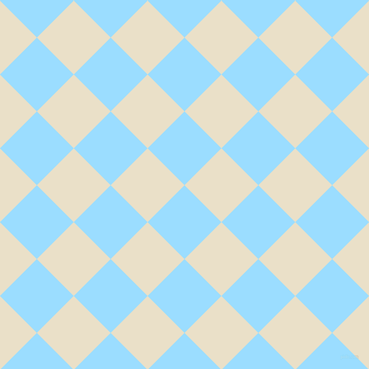 45/135 degree angle diagonal checkered chequered squares checker pattern checkers background, 104 pixel square size, , Columbia Blue and Pearl Lusta checkers chequered checkered squares seamless tileable