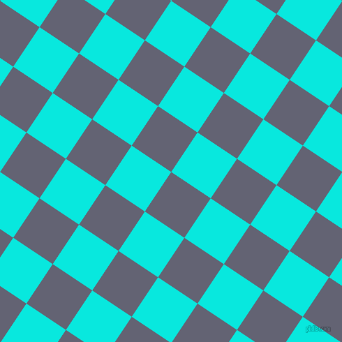 56/146 degree angle diagonal checkered chequered squares checker pattern checkers background, 68 pixel square size, , Comet and Bright Turquoise checkers chequered checkered squares seamless tileable