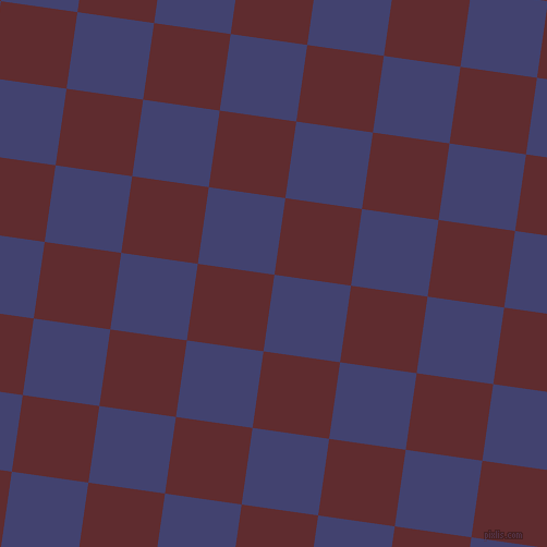 82/172 degree angle diagonal checkered chequered squares checker pattern checkers background, 71 pixel squares size, , Corn Flower Blue and Jazz checkers chequered checkered squares seamless tileable