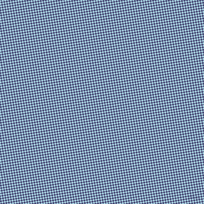 54/144 degree angle diagonal checkered chequered squares checker pattern checkers background, 6 pixel squares size, , Corn Flower Blue and Light Blue checkers chequered checkered squares seamless tileable