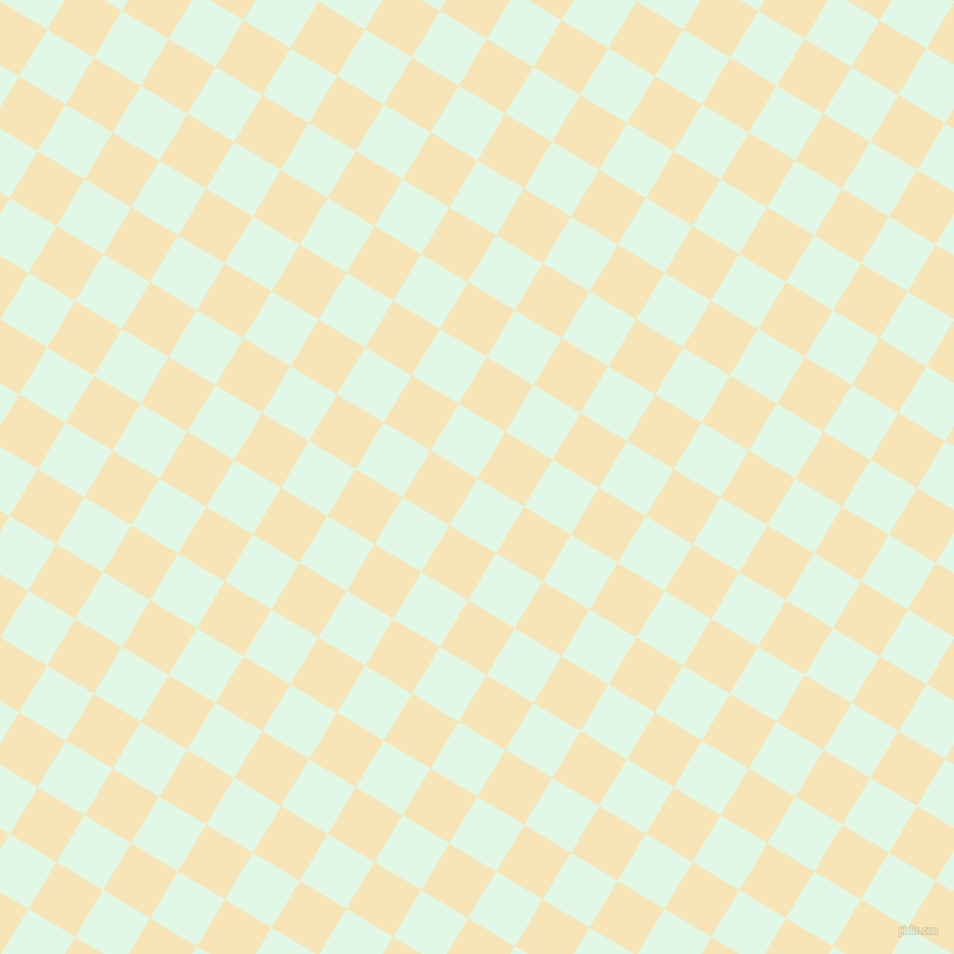 59/149 degree angle diagonal checkered chequered squares checker pattern checkers background, 49 pixel squares size, , Cosmic Latte and Barley White checkers chequered checkered squares seamless tileable