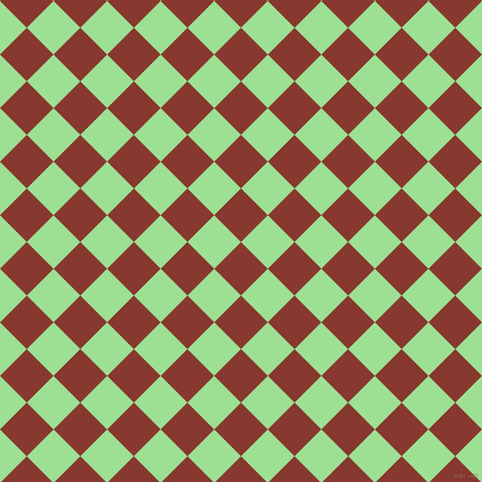 45/135 degree angle diagonal checkered chequered squares checker pattern checkers background, 55 pixel squares size, , Crab Apple and Granny Smith Apple checkers chequered checkered squares seamless tileable