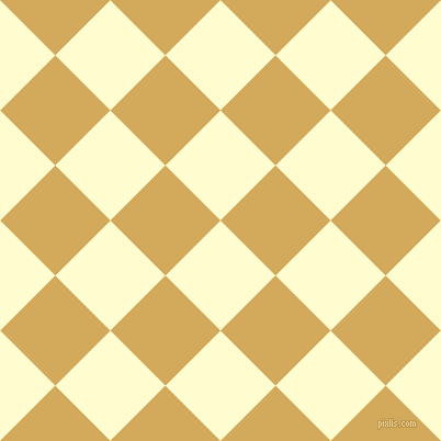 45/135 degree angle diagonal checkered chequered squares checker pattern checkers background, 71 pixel square size, , Cream and Apache checkers chequered checkered squares seamless tileable