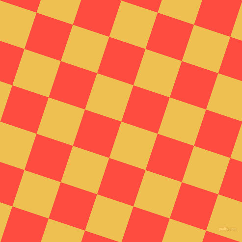 72/162 degree angle diagonal checkered chequered squares checker pattern checkers background, 78 pixel squares size, , Cream Can and Sunset Orange checkers chequered checkered squares seamless tileable