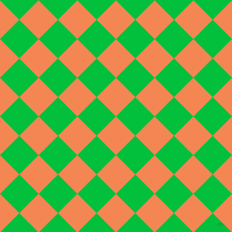 45/135 degree angle diagonal checkered chequered squares checker pattern checkers background, 91 pixel squares size, , Crusta and Dark Pastel Green checkers chequered checkered squares seamless tileable