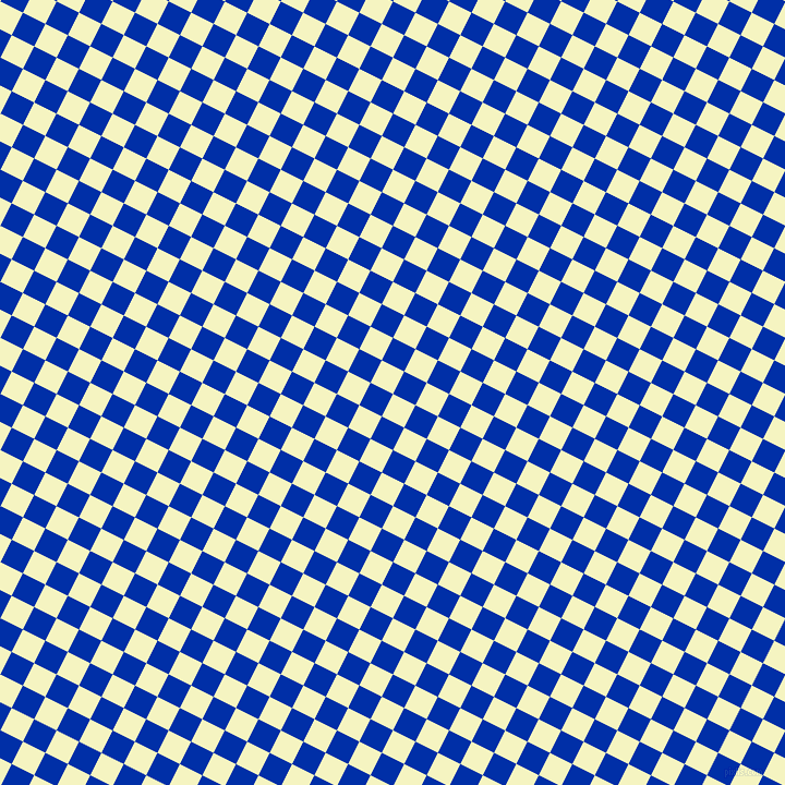 63/153 degree angle diagonal checkered chequered squares checker pattern checkers background, 23 pixel square size, , Cumulus and International Klein Blue checkers chequered checkered squares seamless tileable