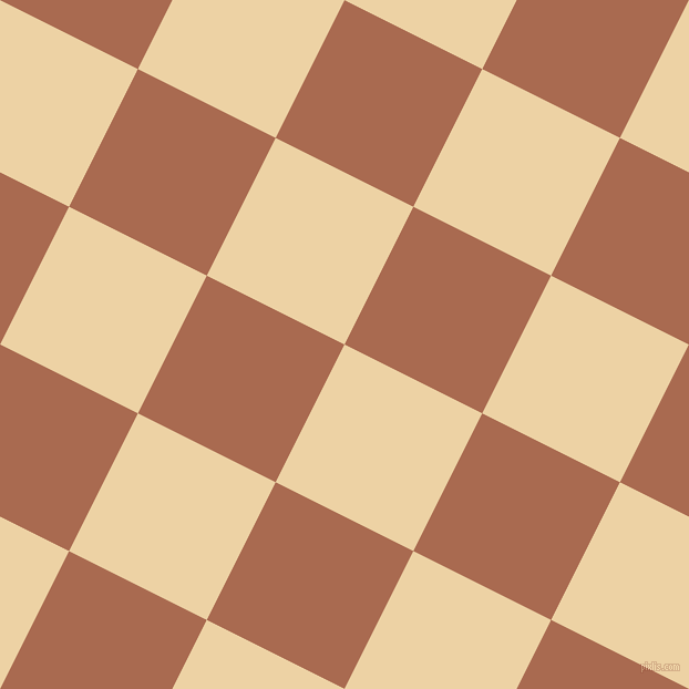 63/153 degree angle diagonal checkered chequered squares checker pattern checkers background, 139 pixel square size, , Dairy Cream and Sante Fe checkers chequered checkered squares seamless tileable
