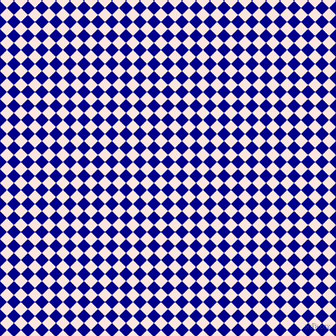 45/135 degree angle diagonal checkered chequered squares checker pattern checkers background, 14 pixel square size, , Dark Blue and Bridesmaid checkers chequered checkered squares seamless tileable