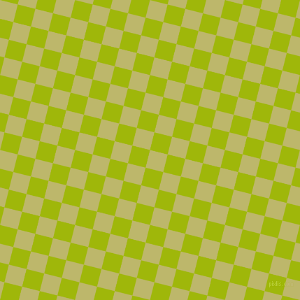 76/166 degree angle diagonal checkered chequered squares checker pattern checkers background, 26 pixel squares size, , Dark Khaki and Citrus checkers chequered checkered squares seamless tileable