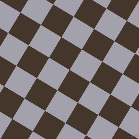59/149 degree angle diagonal checkered chequered squares checker pattern checkers background, 81 pixel squares size, , Dark Rum and Spun Pearl checkers chequered checkered squares seamless tileable
